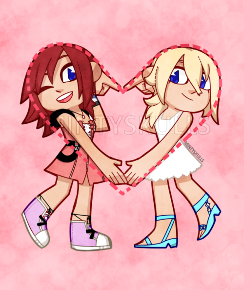mintyskulls:  For whatever reason, my go-to for drawing sticker-friendly chibis keeps ending as these two and I don’t know why though I’m not complainingRedbubble: xDon’t repost/use without proper credit, ask first please