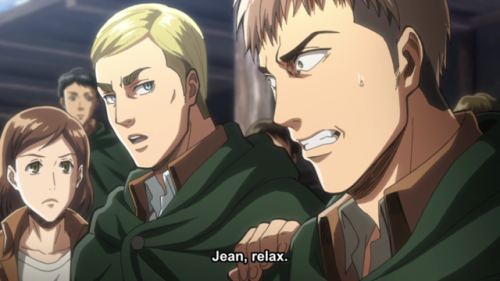 arlink:  This implies that either 1: Jean has made a big enough impression that the commander knows 