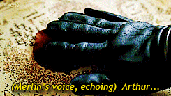 ofkingsandlionhearts: Merlin AU—for the lovely SamanthaIn which Arthur literally goes mad sear
