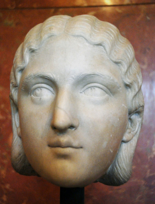 Empress Sallustia Orbiana, wife of Alexander Severus. 225-229 AD. Marble. Musée du Louvre, Paris. In