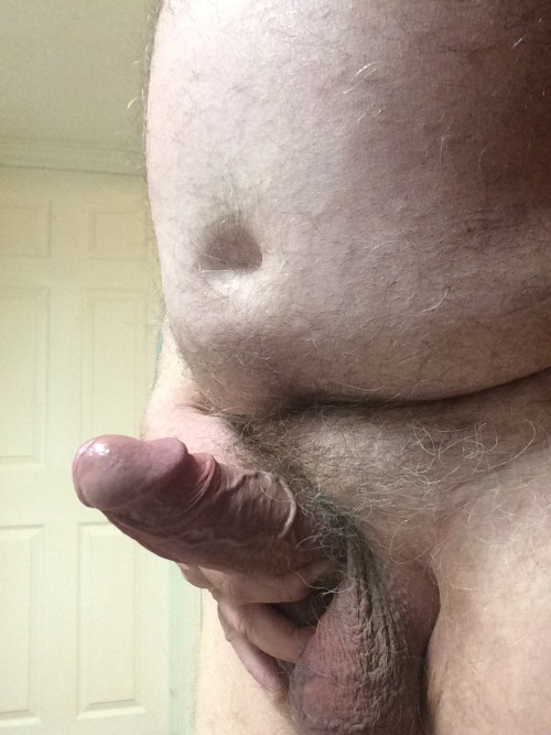 silverbadbear:  grandpanudist:  MY OLD HORN…. ….featuring low-hanging balls, blue and red veins feeding a thick shaft 6 ½ “ in girth  ….big cheek glans with skin drapes and folds falling away from the big soft textured head …pink corona edge