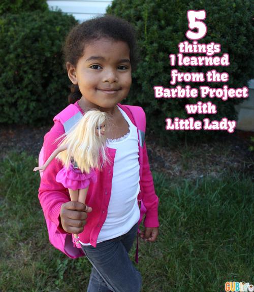 Ruby has learned so much through watching her daughter play with Barbie - that kids mimic parents mo