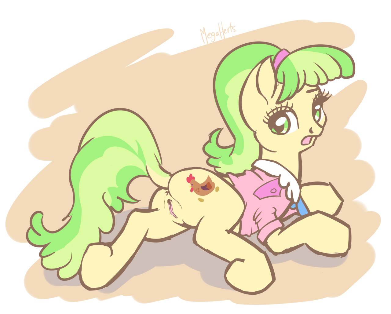 megaherts:  Chicken butt  X: