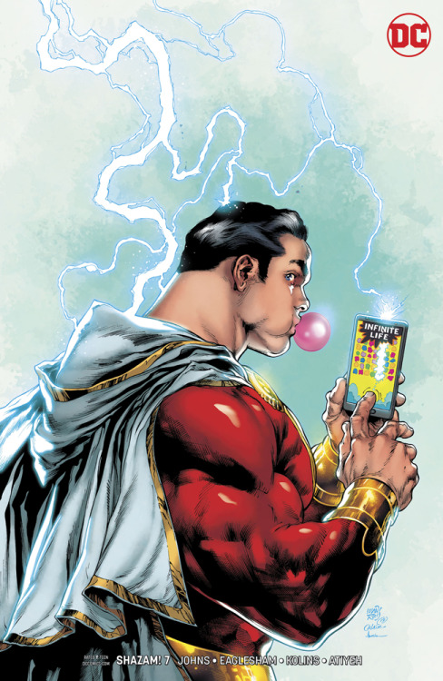 variant cover to SHAZAM (2018) #7 by Ivan Reis, Oclair Albert and Marcelo Maiolo 