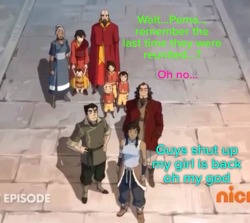 thats-not-a-toilet:  loveable-korrasami:  cubejello:  Tenzin meditated in the mountains for 5 days after this because he was looking for Koh the face stealer.  hahahaha  I CNANT STOP SNROTING OH MY GDO I READ IT IN HSI VOICE  ROFL XD