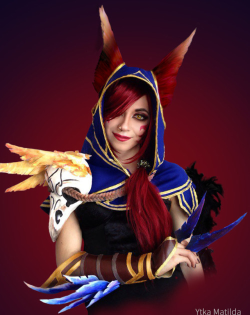 Sex cosplayfanatics:  Xayah cosplay progress pictures