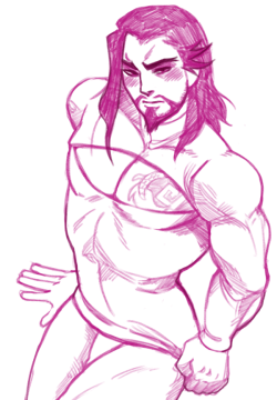 nokilokki: Adding to the flustered Hanzo