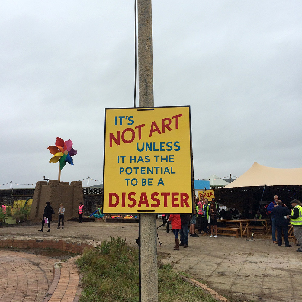 itscolossal:  Welcome to Dismaland: A First Look Inside Banksy’s New Art Exhibition