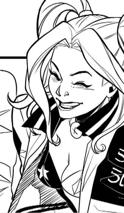 elo8elo:  another sneak peek from #HarleyQuinn 