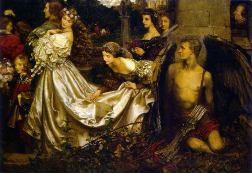 Eleanor Fortescue Brickdale - The Uninvited Guest -1906