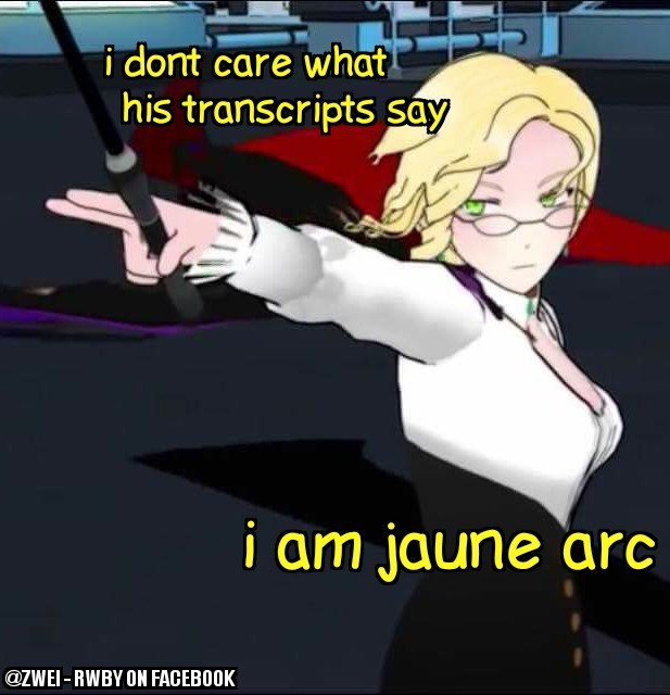 sculptural-renaissance: I’m pretty sure that by now, everyone in the RWBY fandom