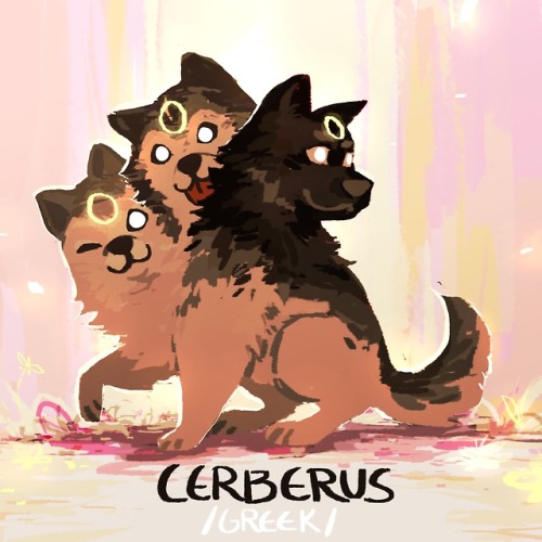 erinye:☆ Happy lunar dog year! here are some mythological best friends to kick it off in cuteness! ☆