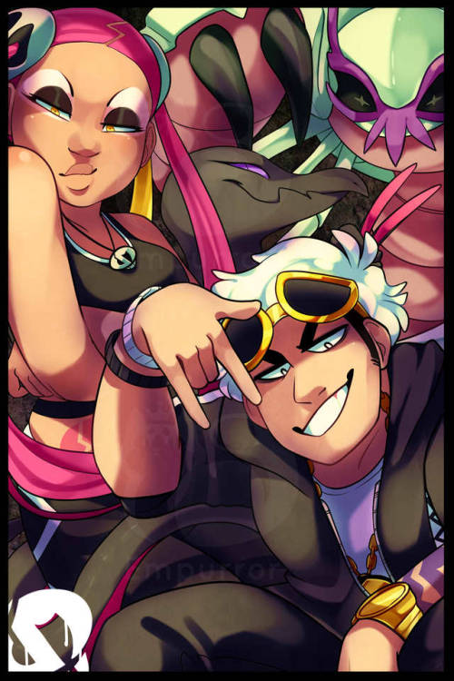 empurrart: ITS YA BOI (+squad) Team skull admins print from Toracon 