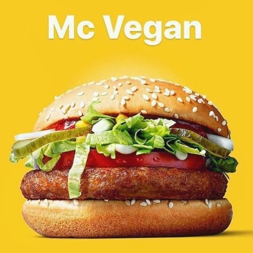 Just had to #spreadtheword but @mcdonalds has officially released a fully vegan burger!! It’s only a