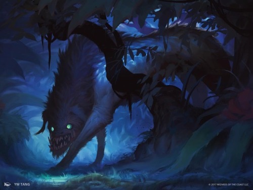 mtg-realm: Magic: the Gathering - El Mundo Gira Chupar Cabra, The Goat Sucker now appears within the world of Ixalan.  The name comes from this mythical animal’s reported habit of attacking and drinking the blood of livestock, especially goats.  The