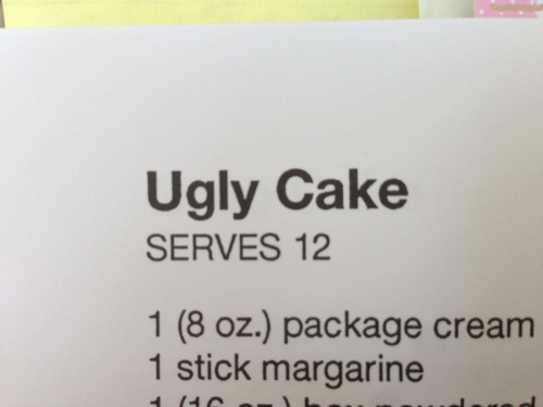 ugly cake