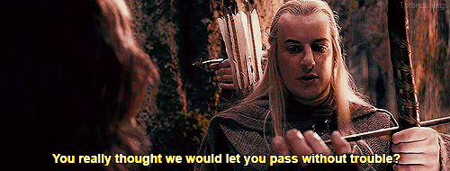 thranduilings:    Diva Legolas | Part 26: If You Don’t Reblog This I Will Tell