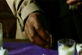 walkerswhowalk:  The three things Morgan put down in the church in 5.08 and where