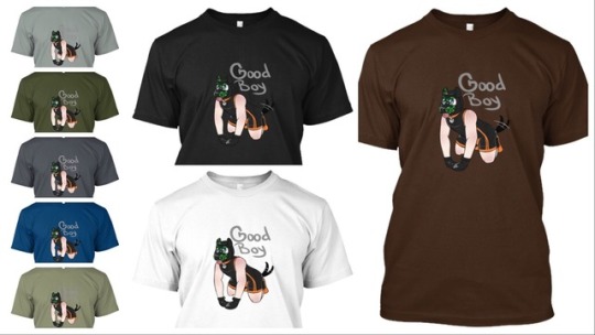 farrstrider:  Good Boy, Orange Camo, Puppy Play T-shirtGood Boy, Orange & Camo, Puppy Play T-shirt.Get your tail wagging with this fun t-shirt featuring original artwork by Copper!Available in Next Level Tee and Hanes Tagless TeeGood Boy, Orange +