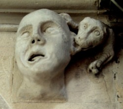 Templar Church, London. Gargoyle In The Round