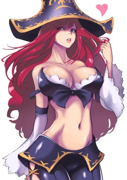 relaptic:  Miss Fortune | 夜の輪舞 [pixiv]  