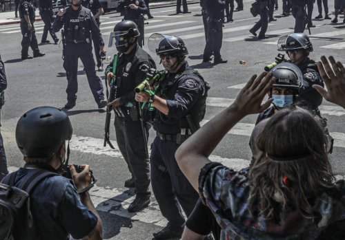 The LAPD’s valiant centurions protects the city from the most recent onslaught of degenerate malcont