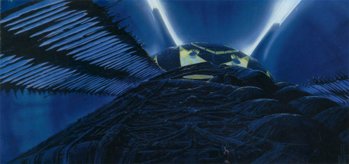 Some of Syd Mead’s concept paintings for V’Ger from Star Trek: The Motion Picture. His f