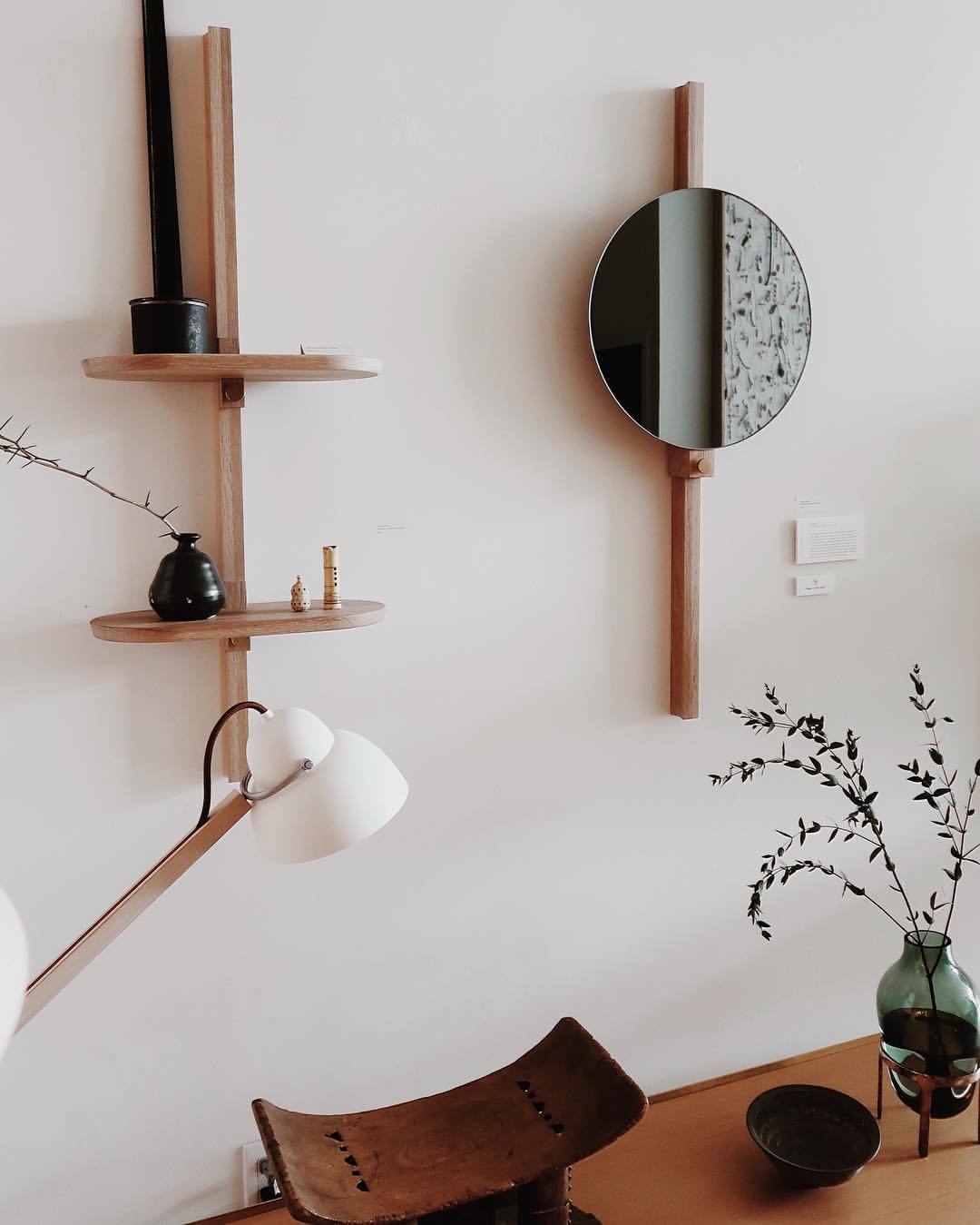 everything-creative: Doverail a shelf/mirror by Hallgeir Homstvedt for Mjölk Doverail