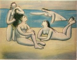 artishardgr:  Pablo Picasso - Bathers 1920