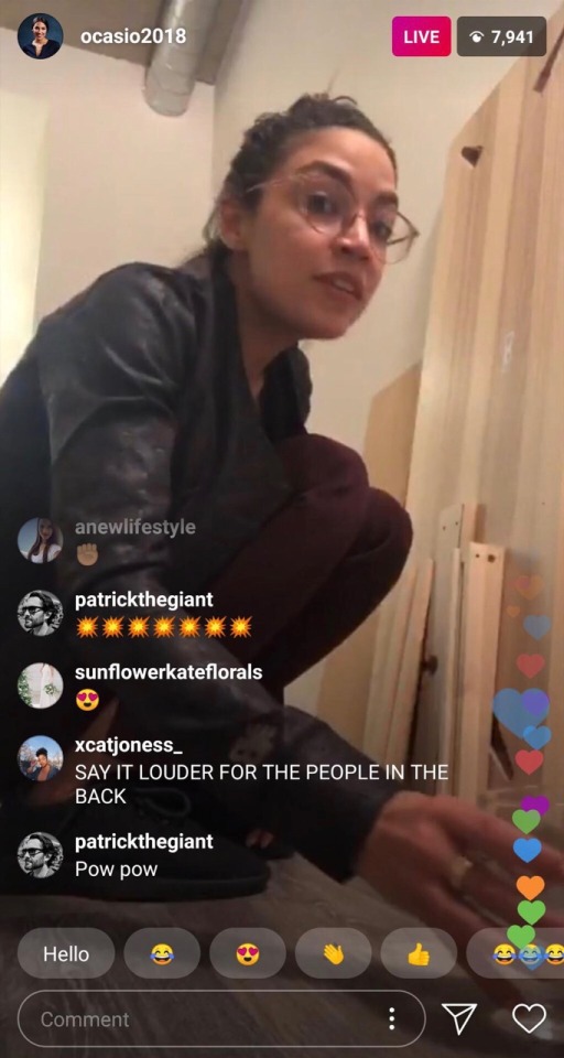 More Than 8,000 People On Instagram Watched Congresswoman Alexandria Ocasio-Cortez Live Stream Herself
