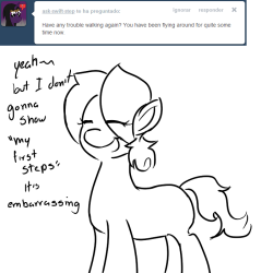 ask-ponyghost:  lol?   More adorableness