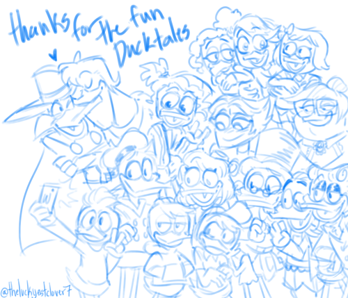 ducktales is ending and its really sad when theres so many stories that never got to be created. thi