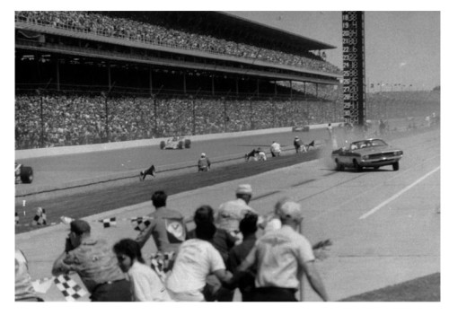 prova275: How not to pace the Indy 500… (1971 Challenger Pace Car crash)