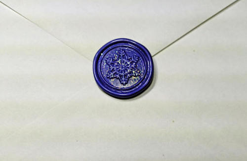 Snow Flake Wax Seal //DakotaMinorArt