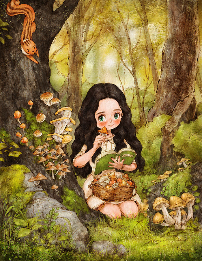voiceofnature: “The Diary Of A Forest Girl. Aeppol is an artist who tries to capture