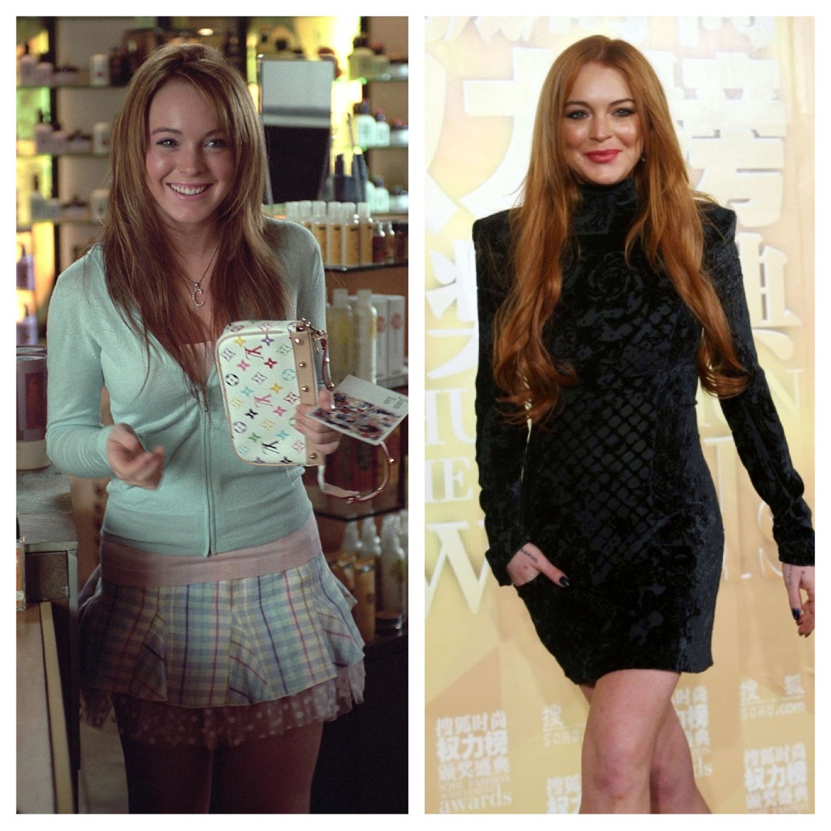 chelseawelseyknight:   amusementforme:   Mean Girls cast: Then and Now  OH MY GOD,