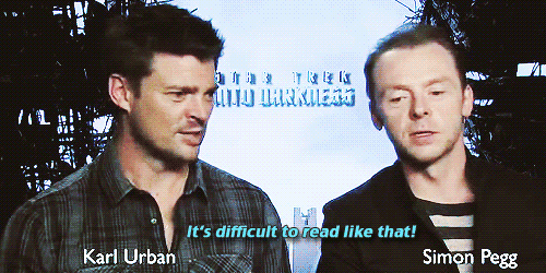 [x]Karl Urban &amp; dumb jokes. And Simon!