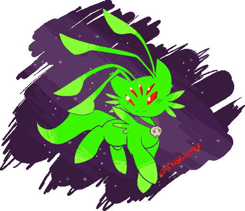 glitchgoat:one of the only things i love as much as my krawks is my alien aisha, Starworshipper. ali