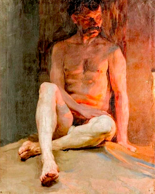 designedfordesire:  Academic Study (date?), Isaak Izrailevich Brodsky (1884–1939)https://sculppp.tumblr.com/