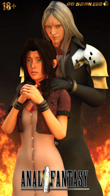 ocboon:  Here’s the promo image for the first animation in the Anal Fantasy series. Aerith and Sephiroth. Follow me on tumblr or twitter for updates. If you’d like to throw some change at me and receive some exclusive content, support me on Patreon.