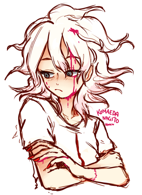 sdr2 komaeda sketch dump&ndash;