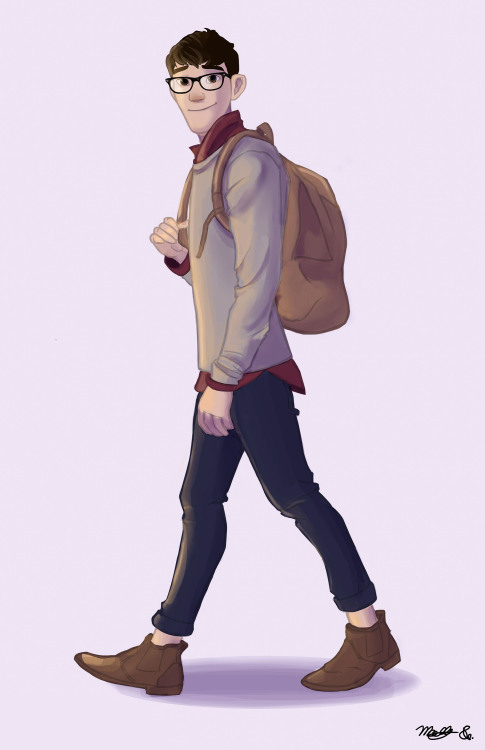 satterm:I saw Big Hero 6 for the second time in theaters last night. I brought along my sister and boyfriend so they could help carry the burden of my emotions from this stupid animated film  ʘ‿ʘ It inspired  me to draw more Tadashi
