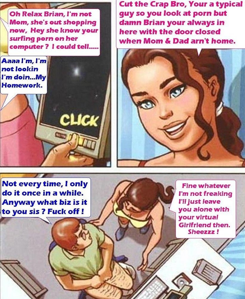 tooncomics:  While moms out - toon incest porn