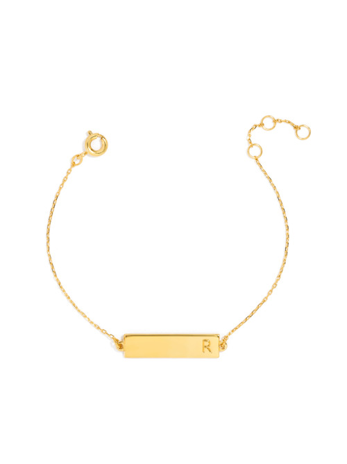 Initial Bar Bracelet @BaubleBar