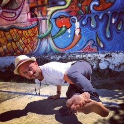 deftyogadudes:  Be a graffiti wall of color