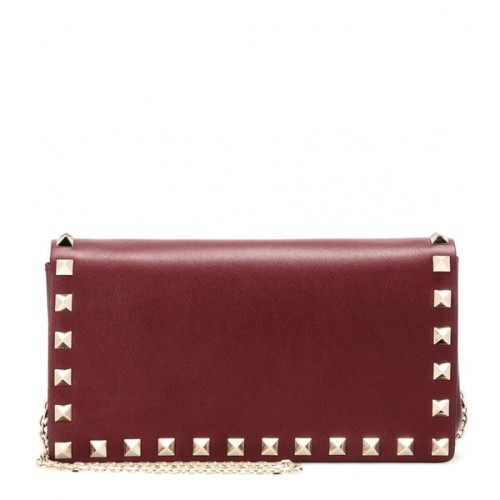 Valentino Rockstud Leather Shoulder Bag (see more leather shoulder handbags)