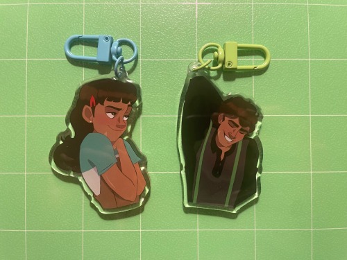 THEYRE HERE!! Go Get Your Very Own Minecraft Story Mode Charms And Stickers!! Very Soon Ill Be Releasing