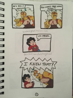 wicked-ghoul:  Meant to do this years ago but didn’t get to it until recently lolHonestly hoping something like this happens now that Jasper’s back!!!For my other Steven Universe comics, you can check out my #su comic tag ^^(Since this was brought