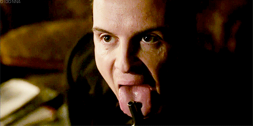 oidonna:  That awkward moment when your nemesis makes sexual gestures at you in your