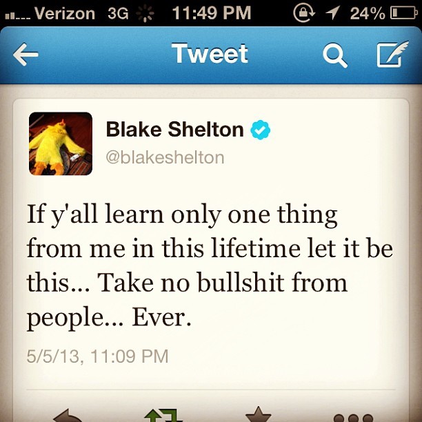 georgia-redhead:  Amen. #BlakeShelton 